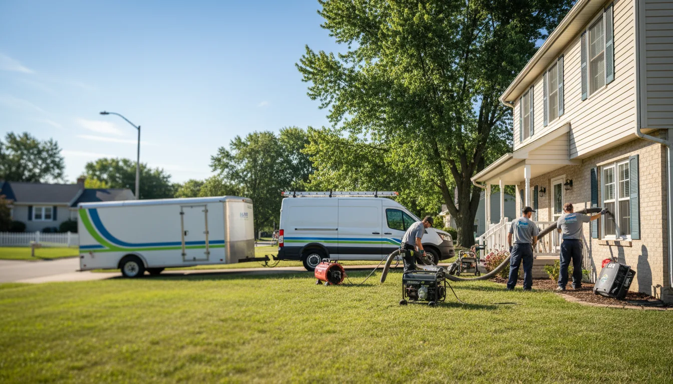 Flooded Basement Restoration And Cleanup With Repair in Lanse, MI near me